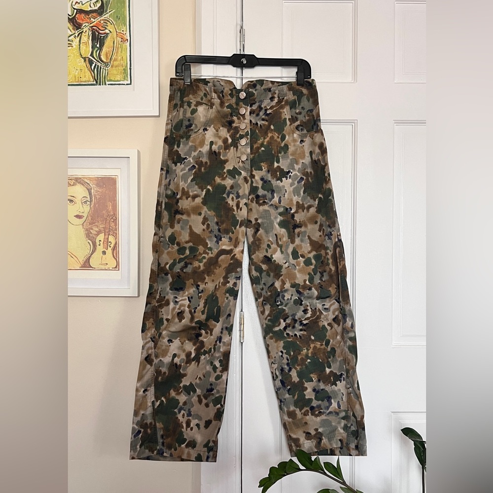 Elkin Pant in Camo Ripstop fabric, Rachel Comey size 0